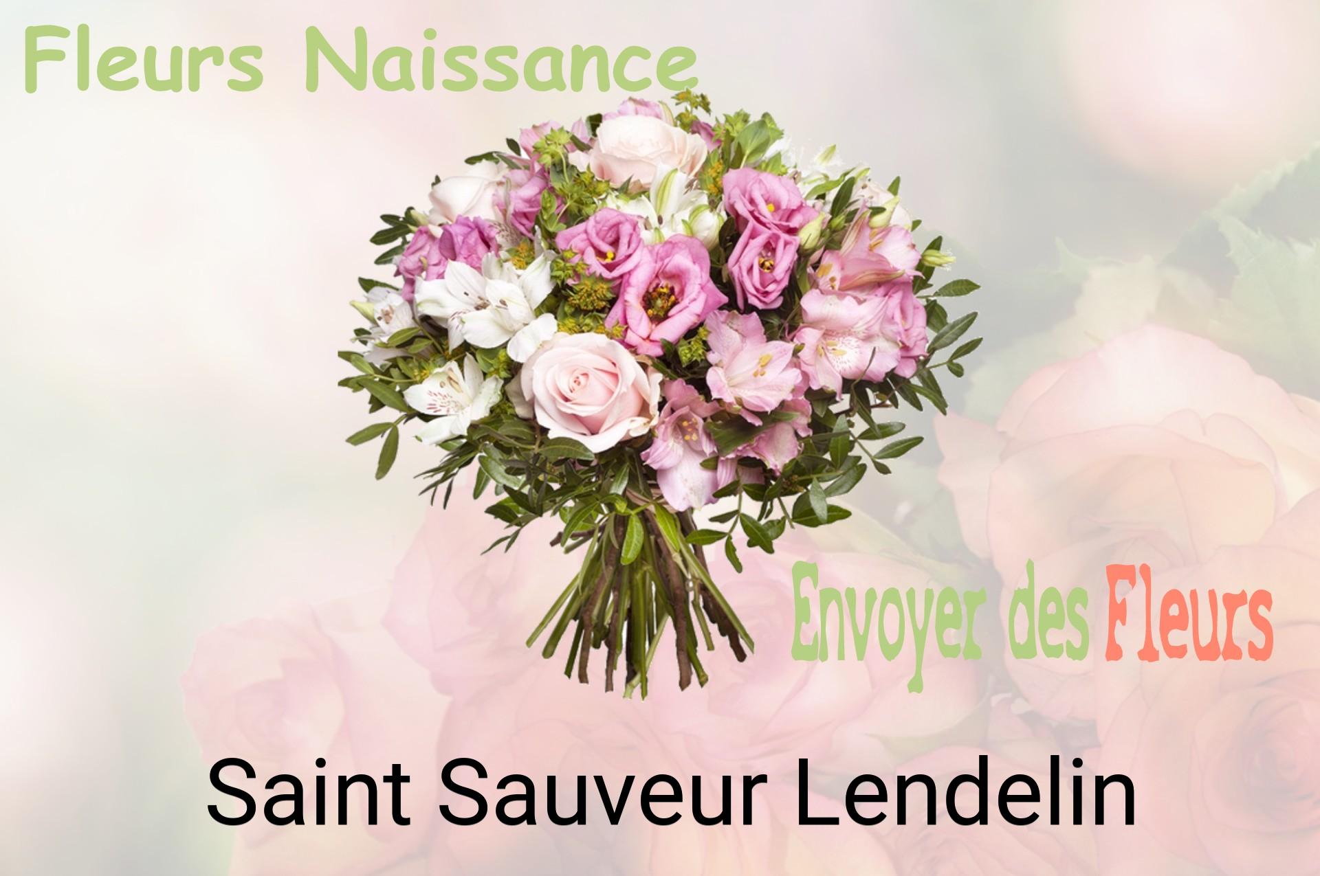 Bouquet de fleurs de naissance livré à Saint-Sauveur-Lendelin